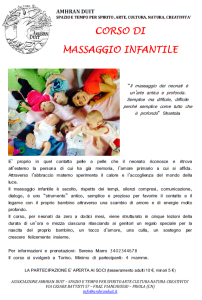 massaggio infantile